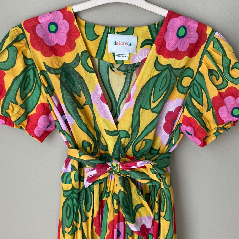 De Loreta faux wrap dress